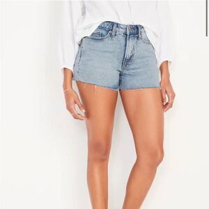NWOT High-Waisted O.G. Straight Cut-Off Jean Shorts 3-inch Size 14 SOLD OUT​​